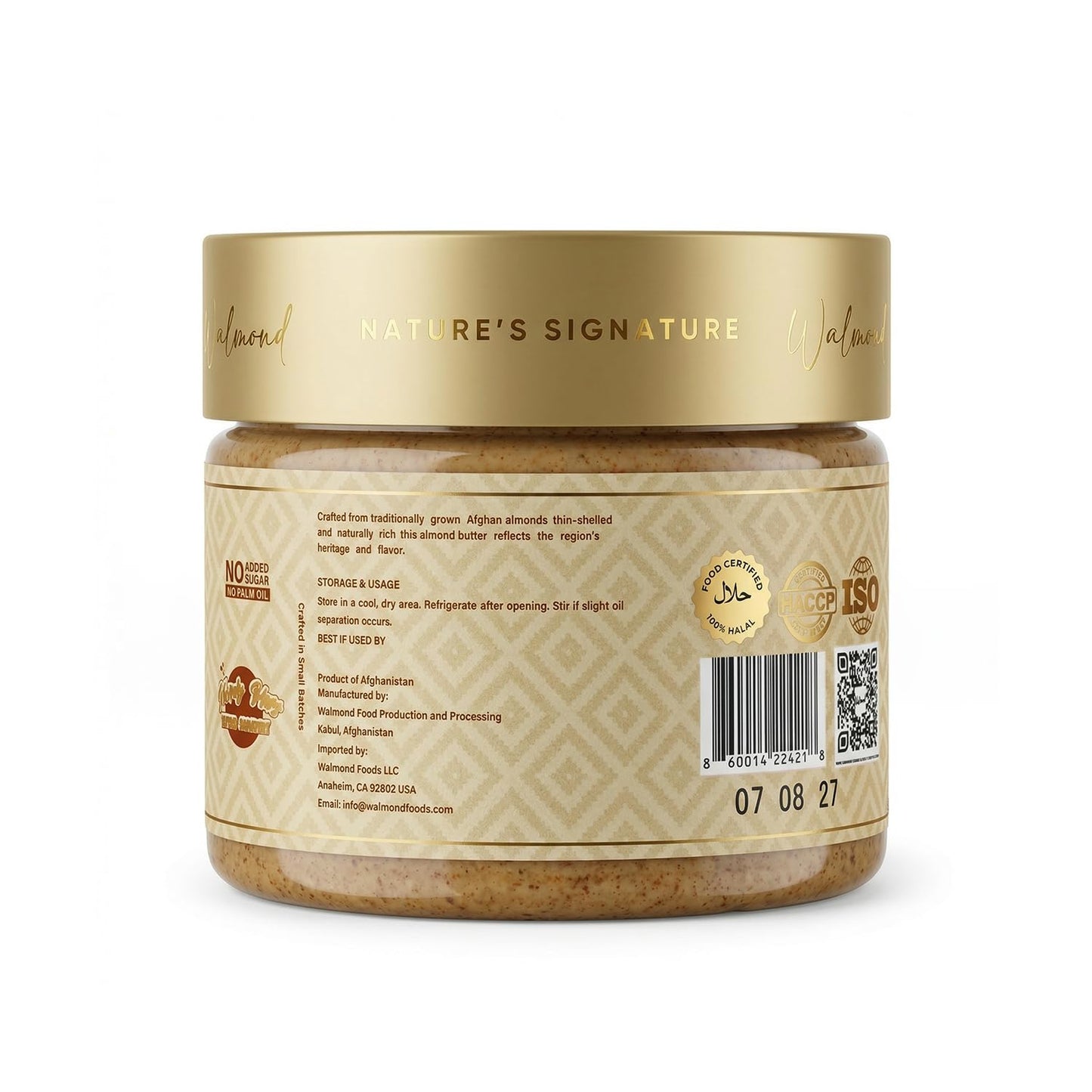 organic almond butter