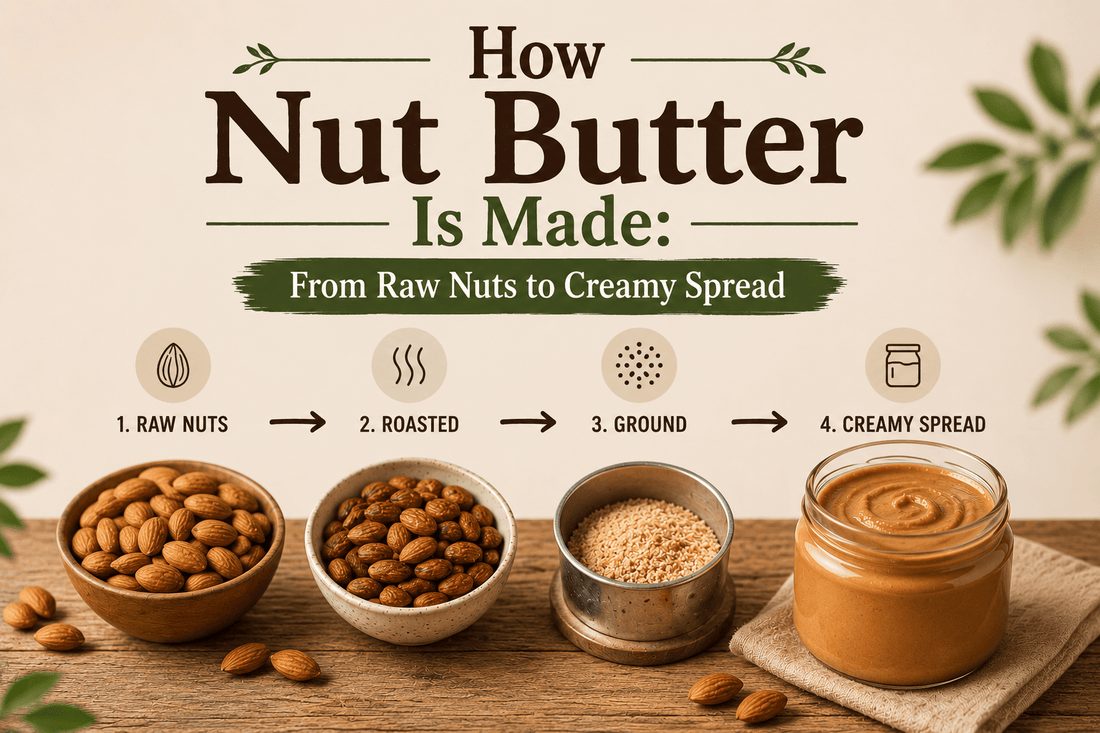 How Nut Butter Is Made: From Raw Nuts to Creamy Spread