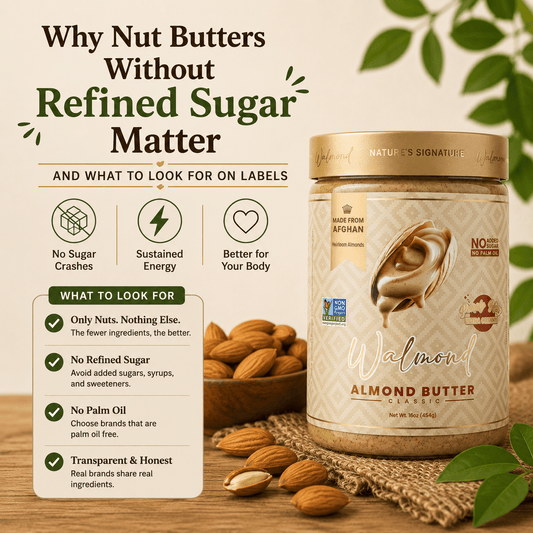 Nut butter no refined sugar