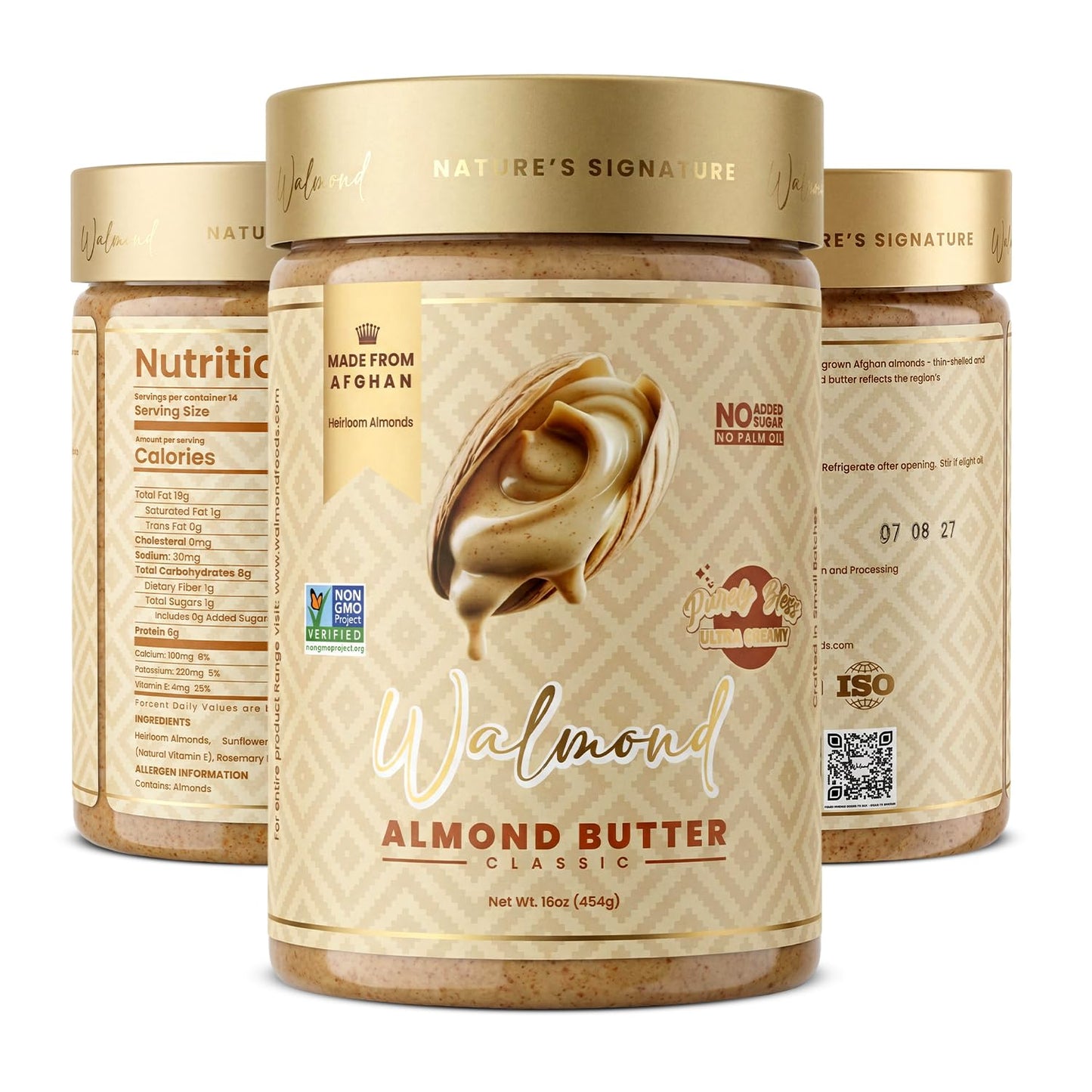 almond butter jar