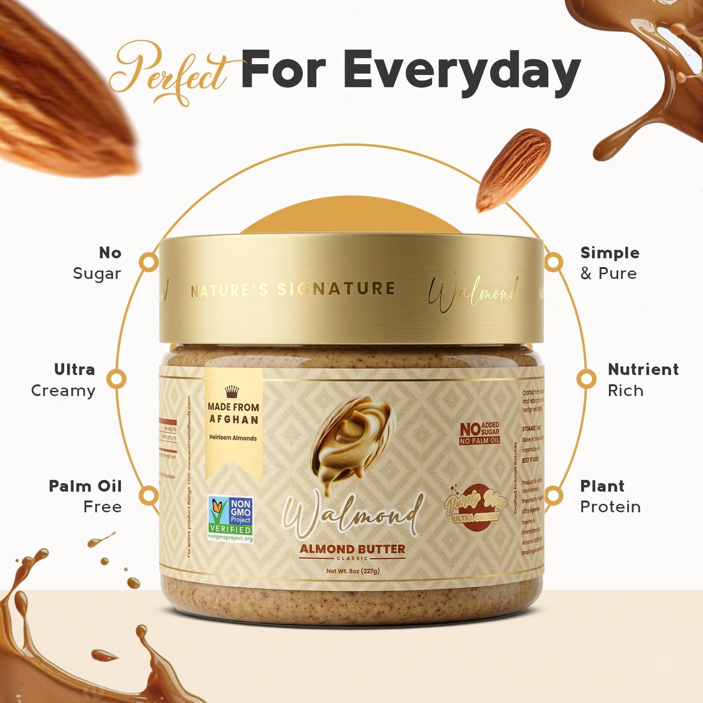 organic almond butter