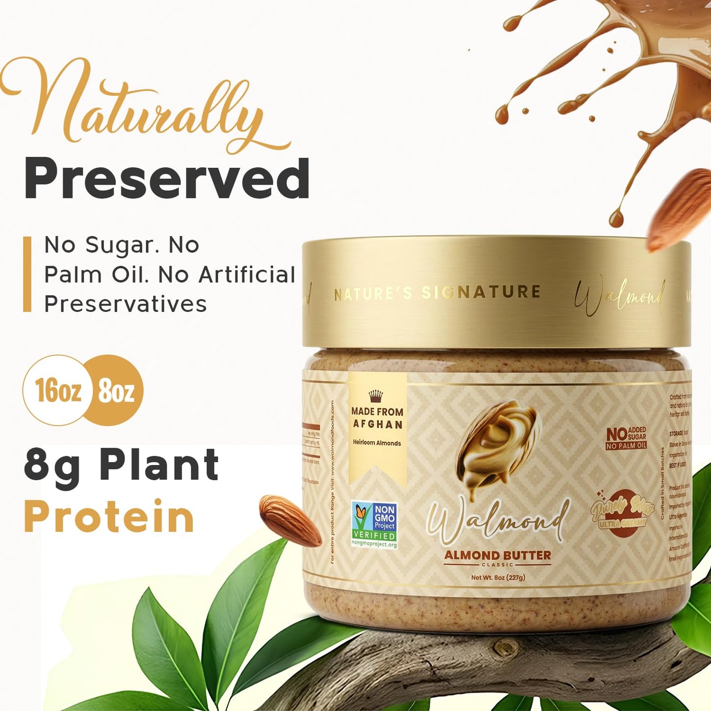 Healthy almond butter