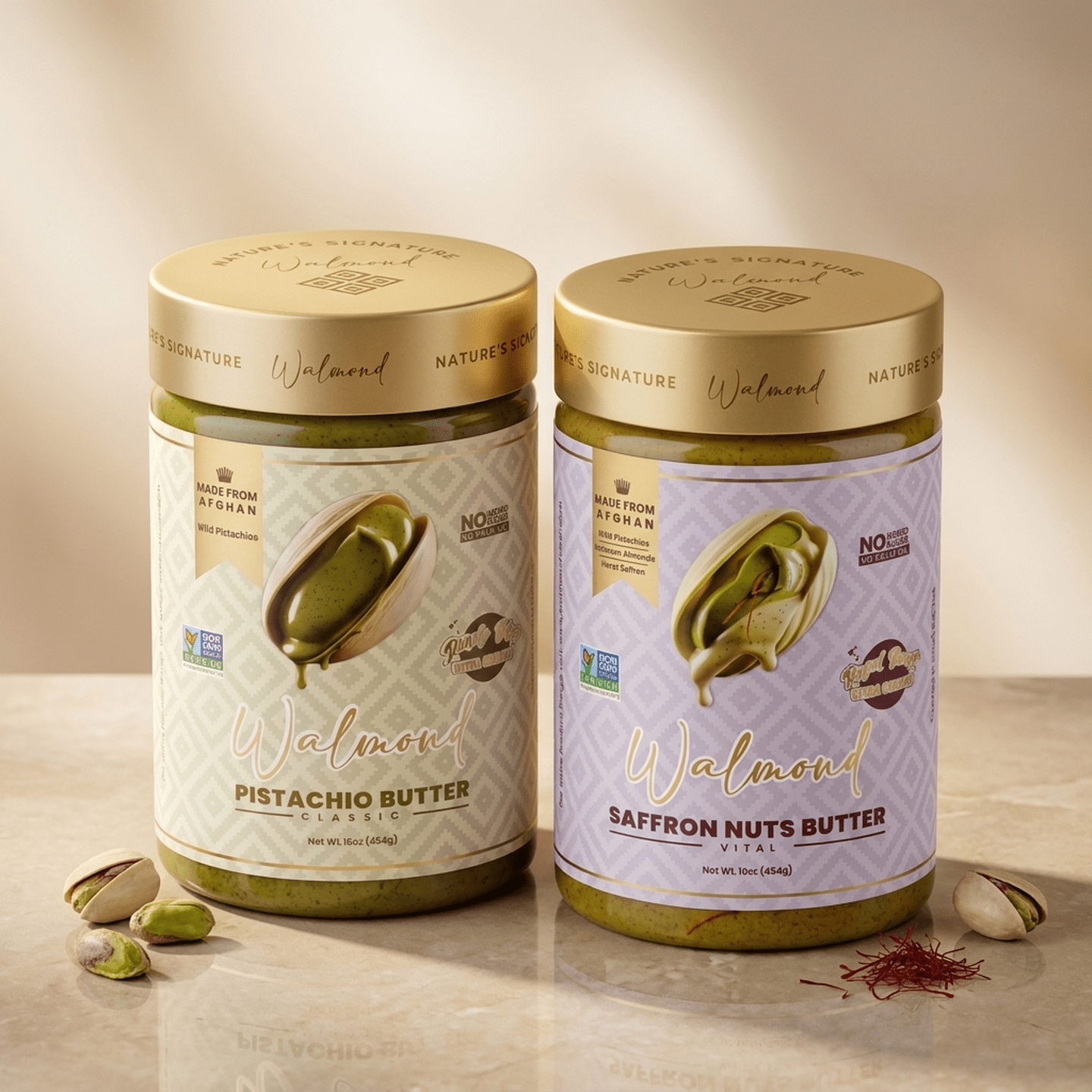 Best Seller Duo — Pistachio + Saffron (16oz)