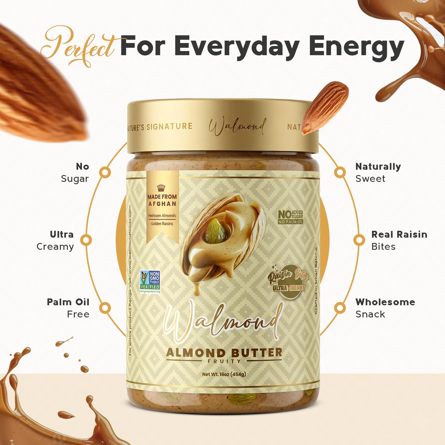 Smooth almond butter