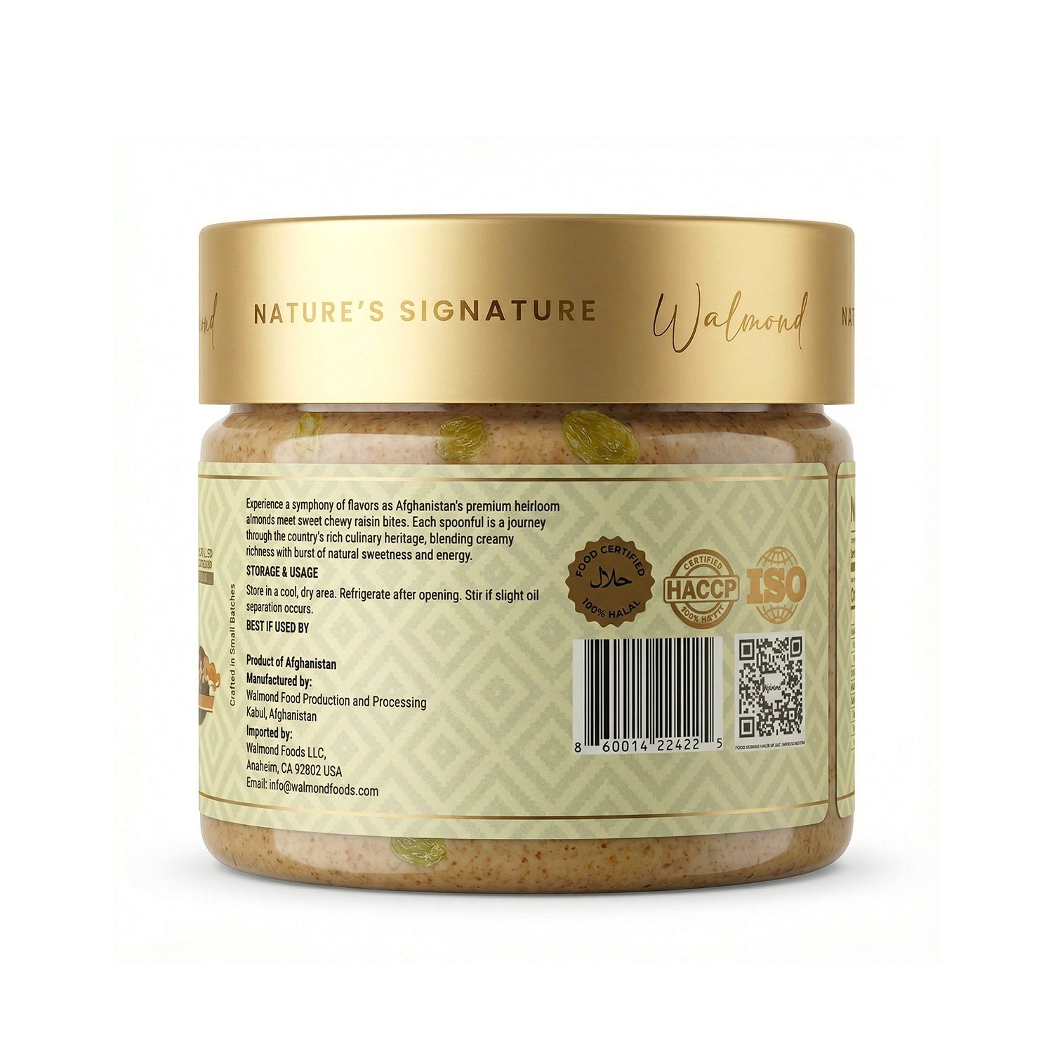 Almond butter jar