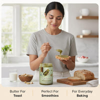 Walmond wild Afghan pistachio butter on toast, no added sugar