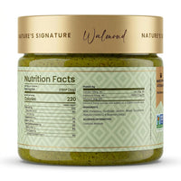 Walmond pistachio butter jar nutrition facts label, halal certified